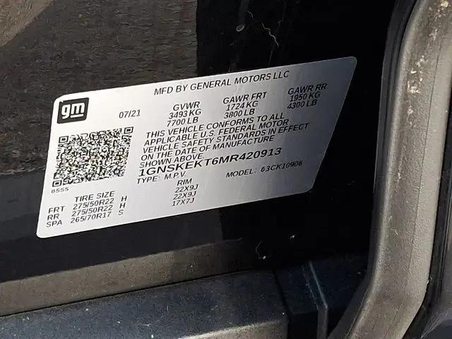 2021 Chevrolet Suburban 4WD RST