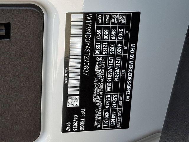 2025 Mercedes-Benz Sprinter 4500 High Roof 4-Cyl Diesel HO