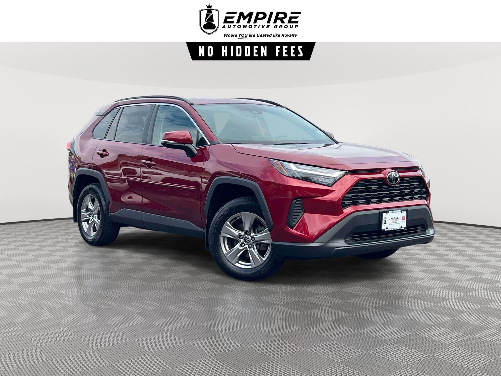 Red (Ruby Flare Pearl) 2022 Toyota RAV4 SUV / Crossover All-Wheel Drive Automatic
