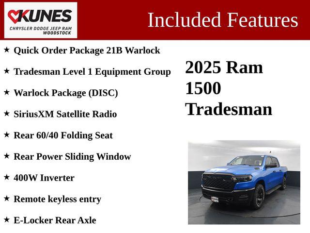 2025 RAM Ram 1500 RAM 1500 WARLOCK CREW CAB 4X4 57 BOX