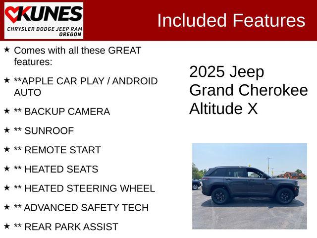 2025 Jeep Grand Cherokee GRAND CHEROKEE ALTITUDE X 4X4
