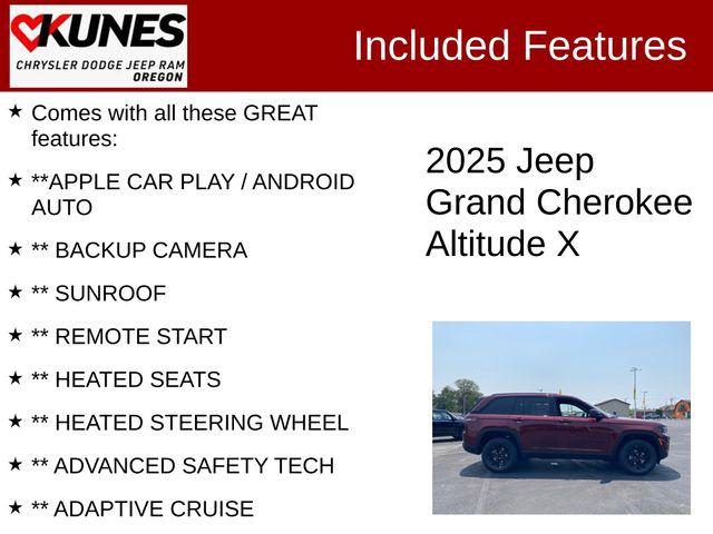2025 Jeep Grand Cherokee GRAND CHEROKEE ALTITUDE X 4X4