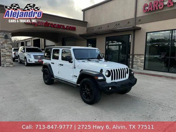 2020 Jeep Wrangler Sport Altitude 4X4 for sale in Houston, TX