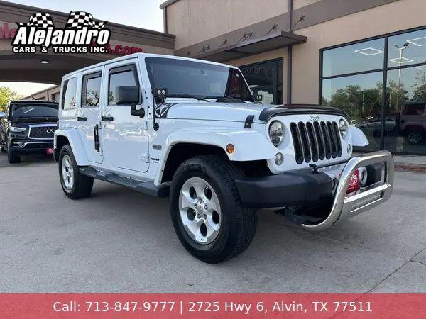 2014 Jeep Wrangler Unlimited Sahara for sale in Houston, TX