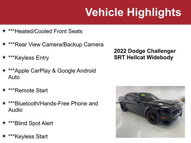 2022 Dodge Challenger SRT Hellcat Widebody