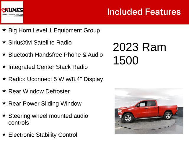 2023 RAM 1500 Big Horn Quad Cab 4x4 64 Box