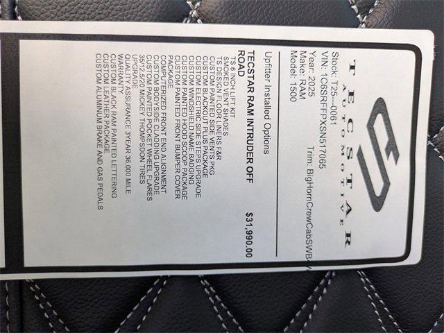 2025 RAM Ram 1500 RAM 1500 BIG HORN CREW CAB 4X4 57 BOX