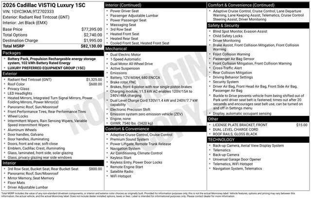 2026 Cadillac iQ Luxury