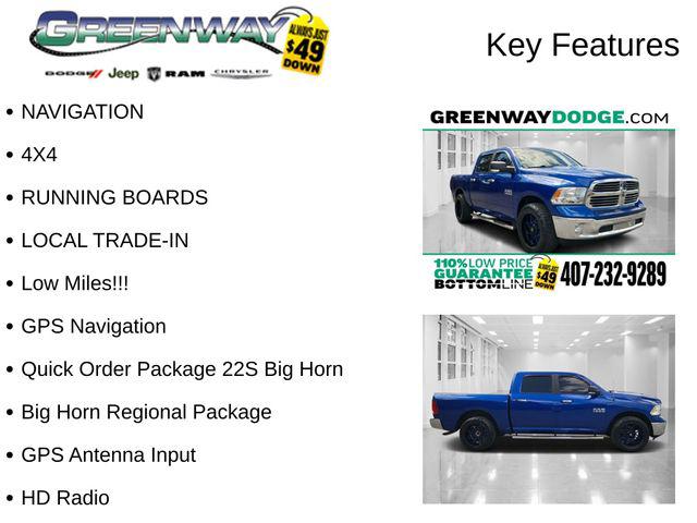 2018 RAM 1500 Big Horn Crew Cab 4x4 57 Box
