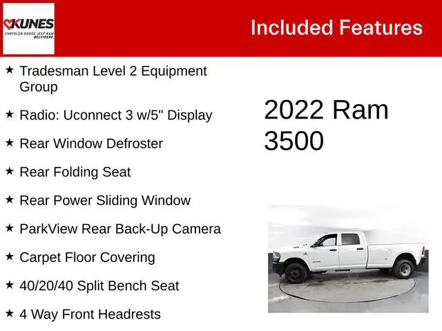 2022 RAM 3500 Tradesman Crew Cab 4x4 8 Box