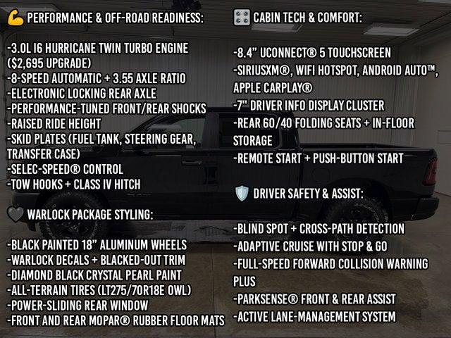 2025 RAM Ram 1500 RAM 1500 WARLOCK CREW CAB 4X4 57 BOX
