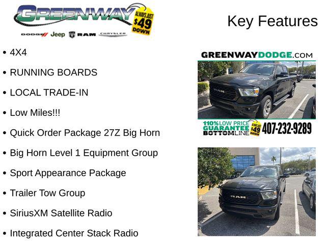 2022 RAM 1500 Big Horn Quad Cab 4x4 64 Box
