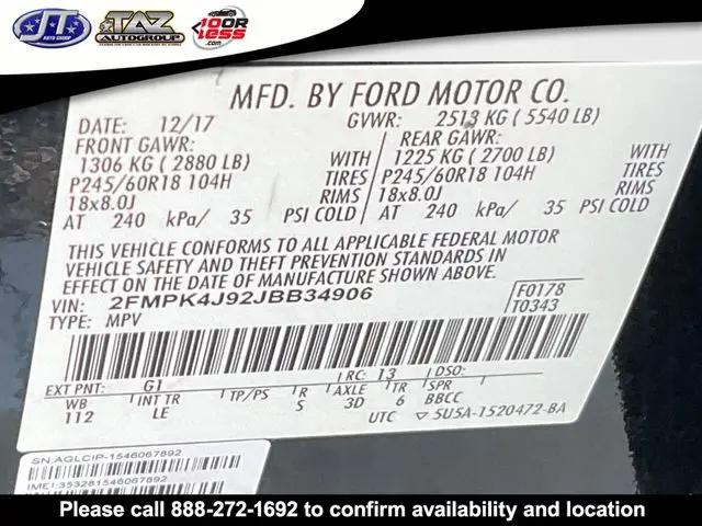 2018 Ford Edge SEL