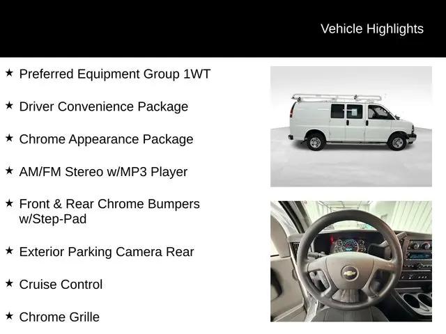 2023 Chevrolet Express Cargo Van RWD 2500 Regular Wheelbase WT