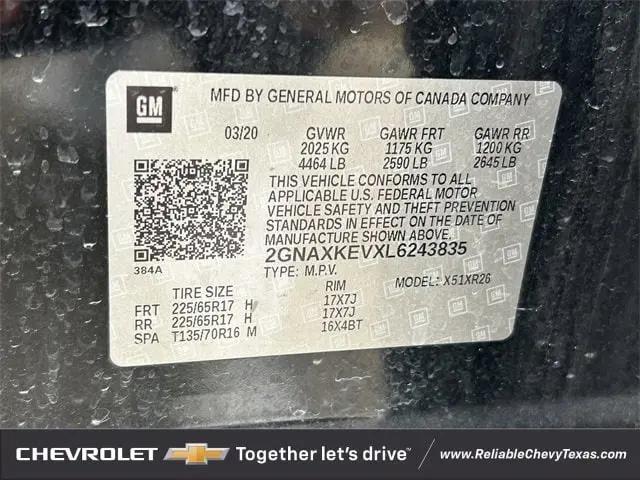 2020 Chevrolet Equinox FWD LT 1.5L Turbo