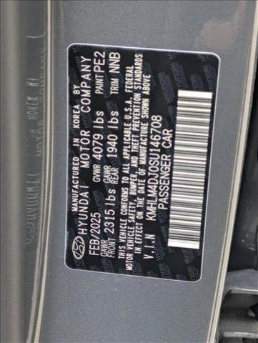 2025 Hyundai Elantra Hybrid SEL Sport