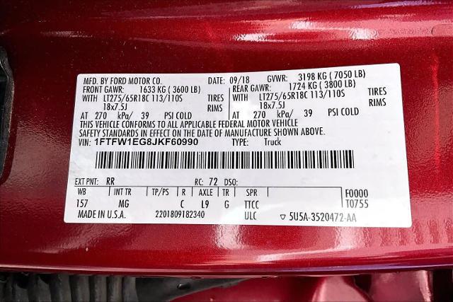 2018 Ford F-150 XLT