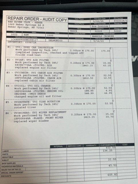 2022 RAM 1500 Big Horn Crew Cab 4x4 57 Box
