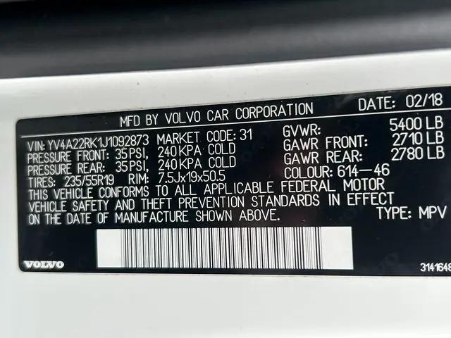 2018 Volvo XC60 T6 Momentum