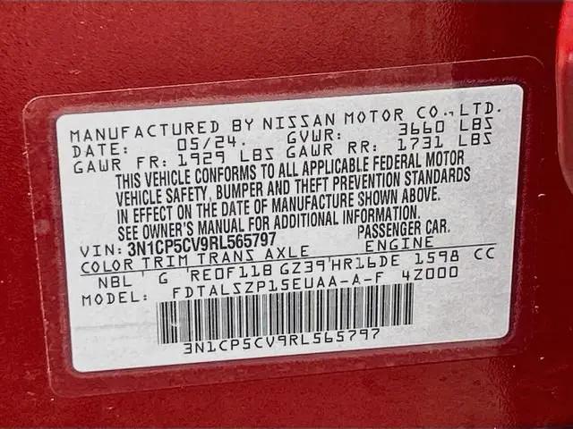 2024 Nissan Kicks SV Xtronic CVT