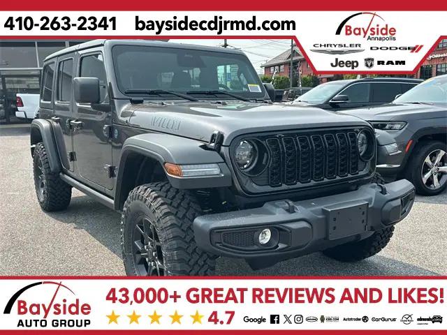2025 Jeep Wrangler 4xe WRANGLER 4-DOOR WILLYS 4xe