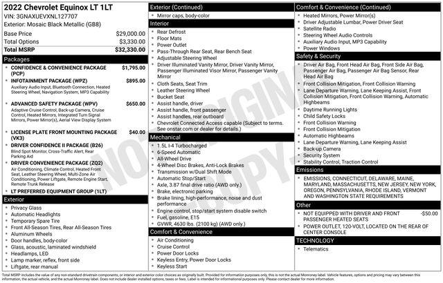 2022 Chevrolet Equinox AWD LT
