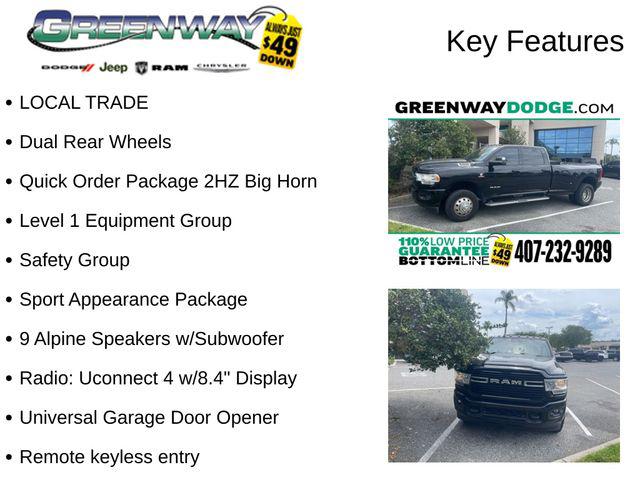 2020 RAM 3500 Big Horn Crew Cab 4x4 8 Box