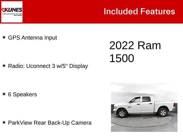 2022 RAM 1500 Classic SLT Crew Cab 4x4 57 Box
