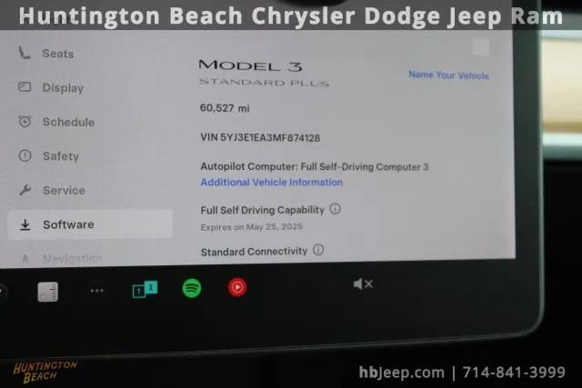 2021 Tesla Model 3 Standard Range Plus Rear-Wheel Drive