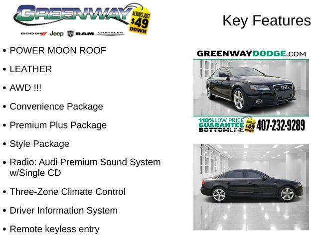 2012 Audi A4 2.0T Premium