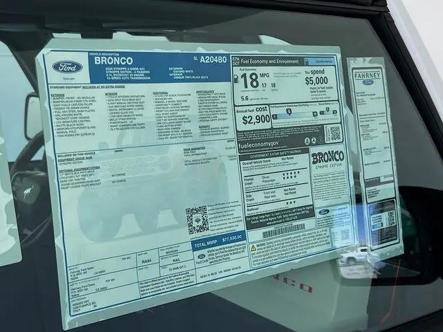 2025 Ford Bronco Stroppe Edition