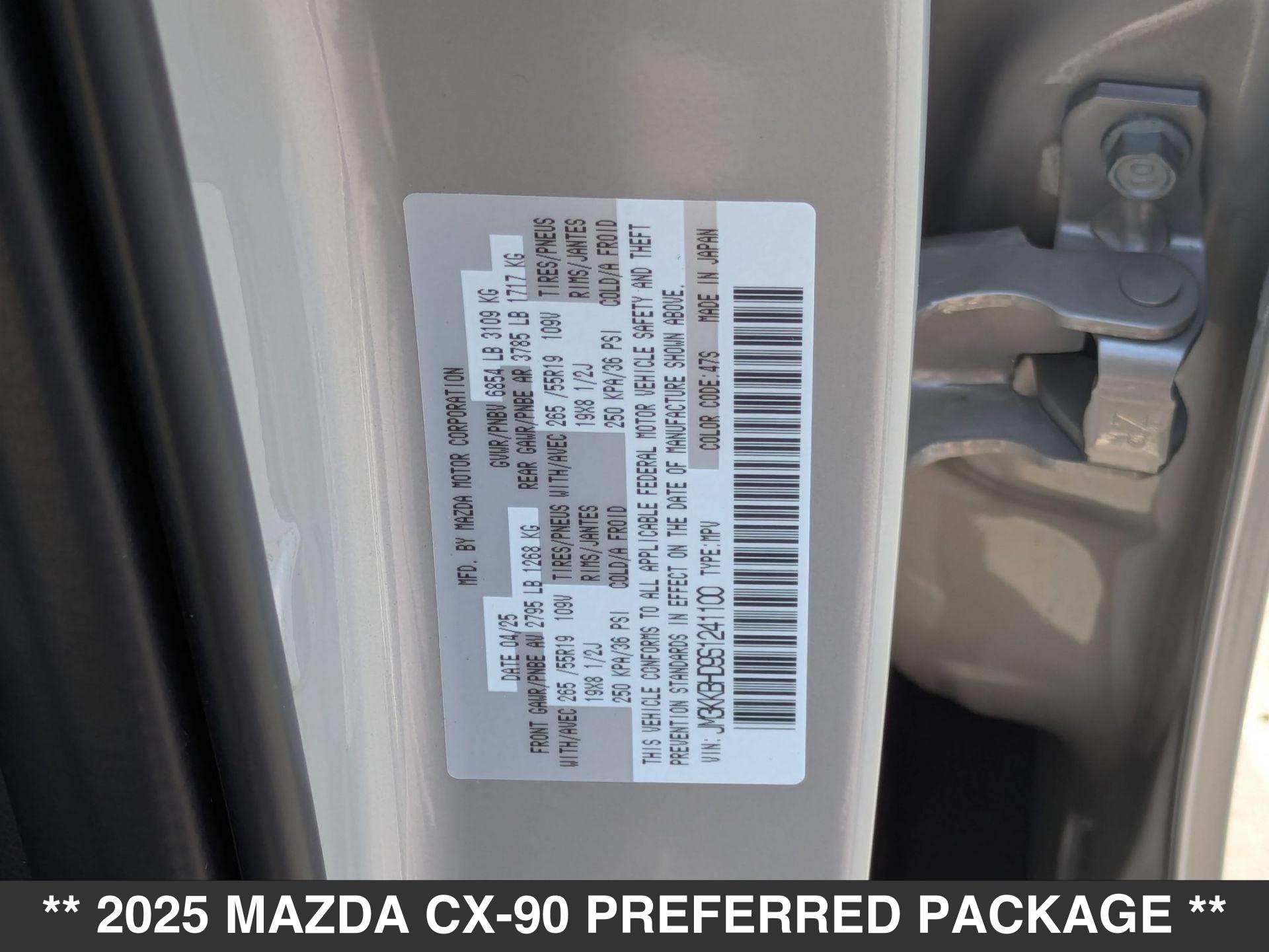 Mazda CX-90 3.3 Turbo Preferred Package
