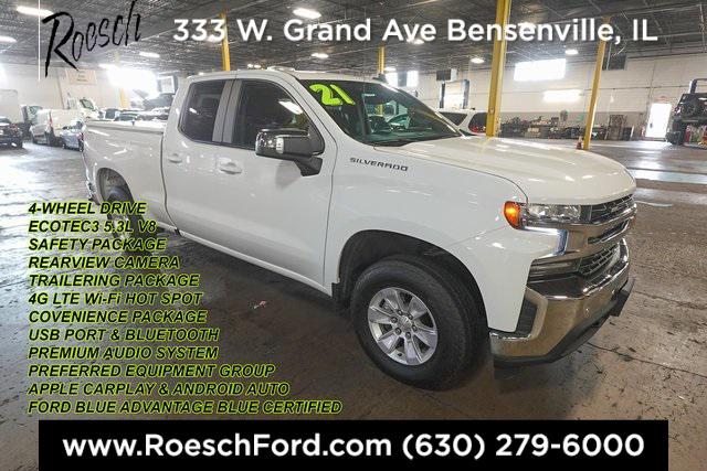 2021 Chevrolet Silverado 1500 4WD Double Cab Standard Bed LT