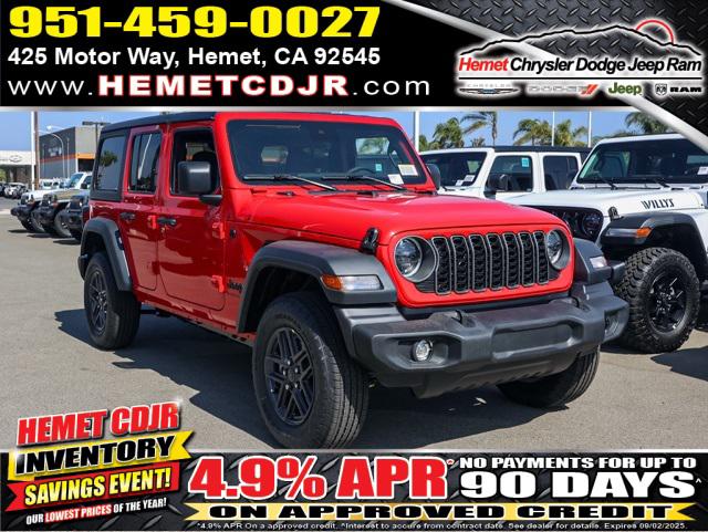 2025 Jeep Wrangler WRANGLER 4-DOOR SPORT S