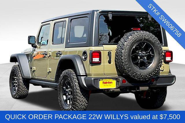 2025 Jeep Wrangler WRANGLER 4-DOOR WILLYS 2025 Jeep Wrangler WRANGLER 4-DOOR WILLYS