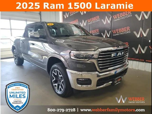 2025 RAM Ram 1500 RAM 1500 LARAMIE CREW CAB 4X4 64 BOX