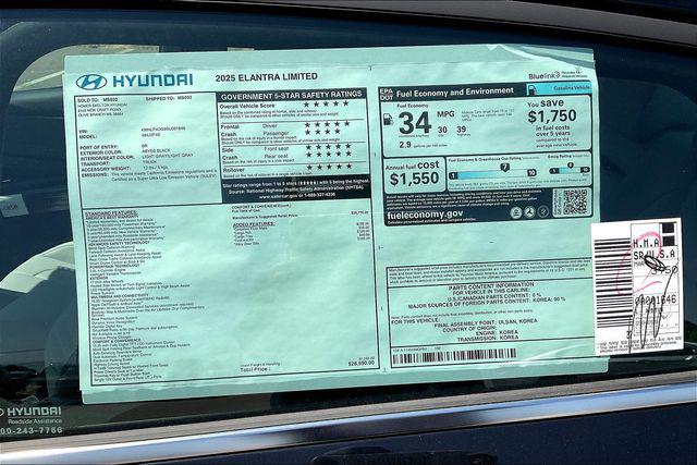 New 2025 Hyundai Elantra For Sale in Olive Branch, MS
