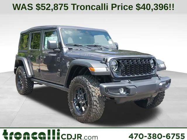 2025 Jeep Wrangler WRANGLER 4-DOOR WILLYS 2025 Jeep Wrangler WRANGLER 4-DOOR WILLYS