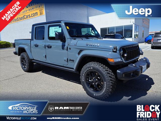 2025 Jeep Gladiator GLADIATOR WILLYS 4X4 2025 Jeep Gladiator GLADIATOR WILLYS 4X4