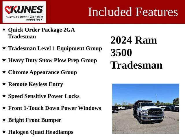 2024 RAM Ram 3500 Chassis Cab RAM 3500 TRADESMAN CHASSIS REGULAR CAB 4X4 60 CA