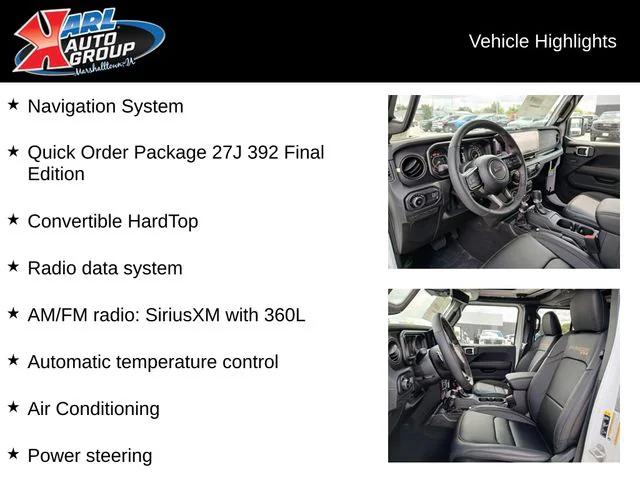 2025 Jeep Wrangler WRANGLER 4-DOOR RUBICON 392