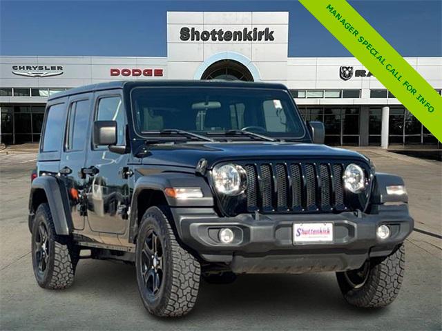 2020 Jeep Wrangler Unlimited Sport S 4X4