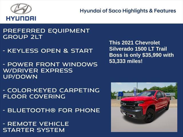 2021 Chevrolet Silverado 1500 4WD Crew Cab Short Bed LT Trail Boss