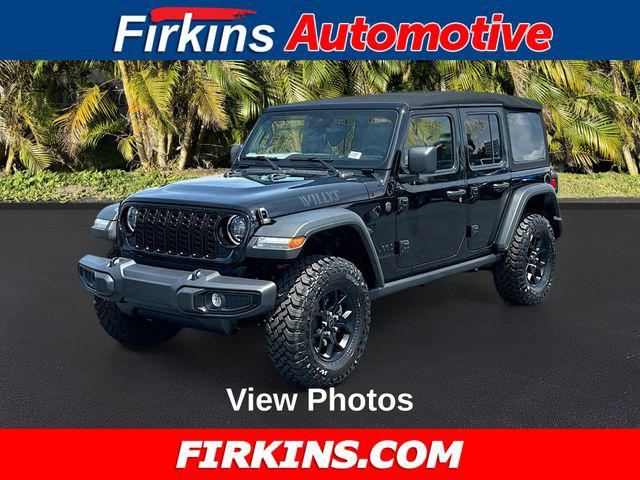2025 Jeep Wrangler WRANGLER 4-DOOR WILLYS 2025 Jeep Wrangler WRANGLER 4-DOOR WILLYS