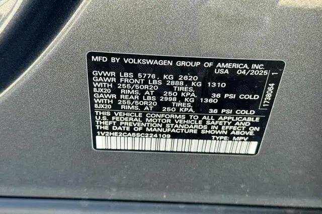 2025 Volkswagen Atlas Cross Sport 2.0T SE w/Technology