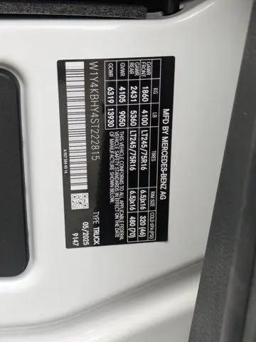 2025 Mercedes-Benz Sprinter 2500 Standard Roof 4-Cyl Diesel
