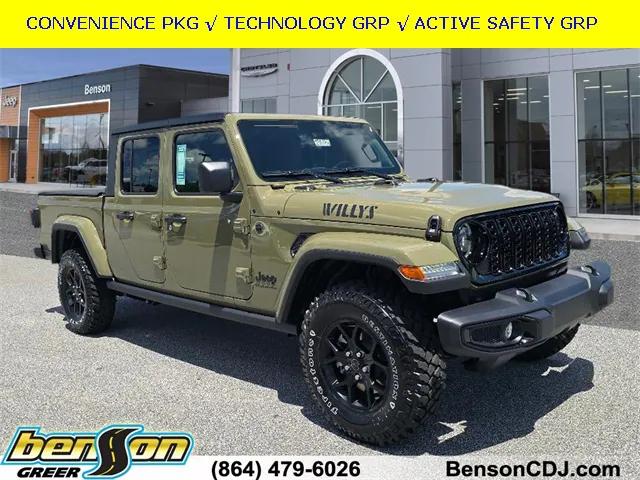 2025 Jeep Gladiator GLADIATOR WILLYS 4X4 2025 Jeep Gladiator GLADIATOR WILLYS 4X4