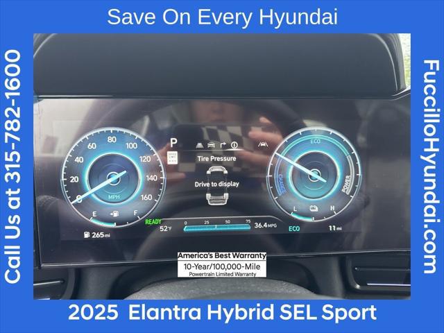 2025 Hyundai Elantra Hybrid SEL Sport