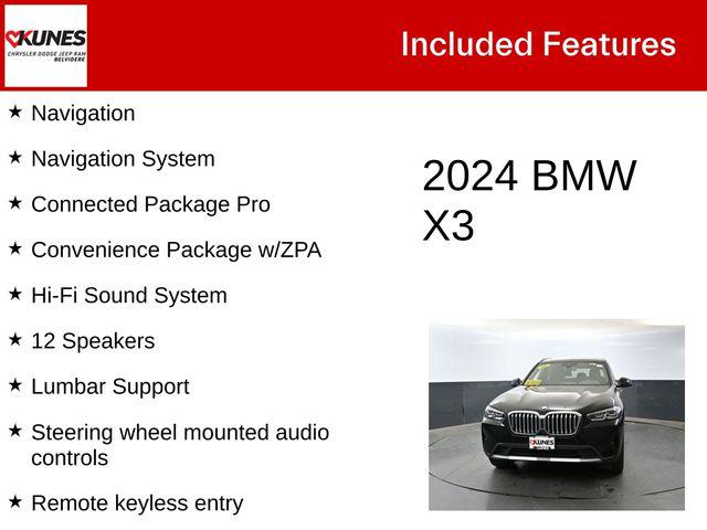 2024 BMW X3 sDrive30i