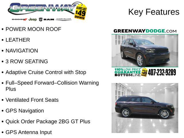 2024 Dodge Durango GT Plus RWD